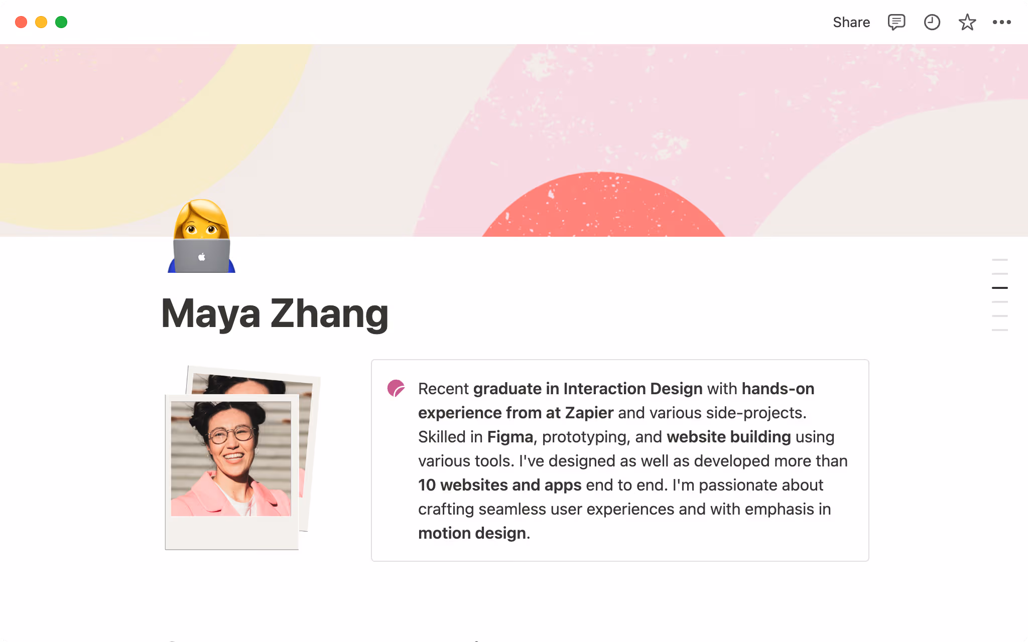 Publish anything in just a few clicks.