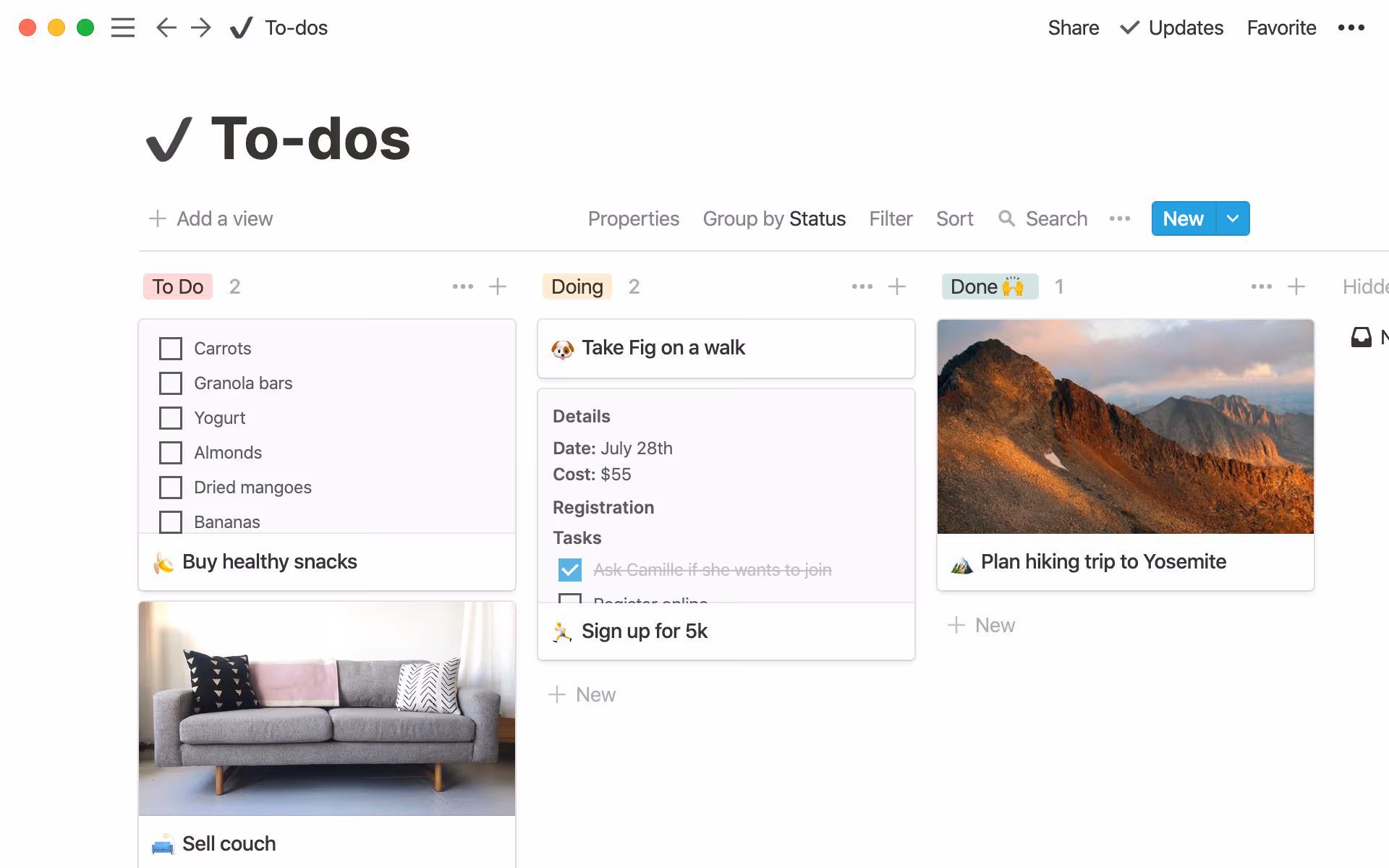 Centralize your workflow with connected checklists